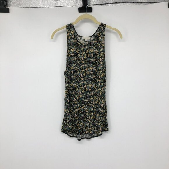 Wilfred  Aritzia floral multicolor tank top high scoop neck xs - Picture 9 of 15